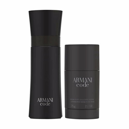 Giorgio Armani Code набор туалетная вода + дезодорант-стик 75 + 75 мл для мужчин мужская парфюмерия giorgio armani дезодорант стик armani code