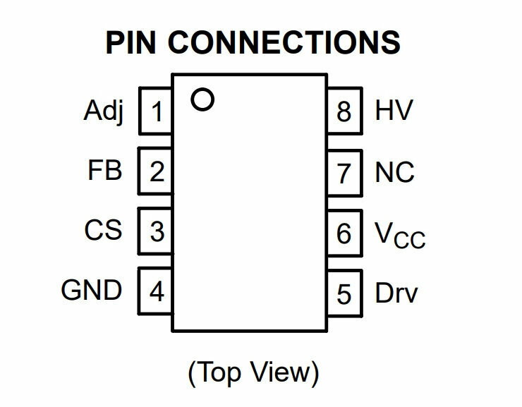 Микросхема NCP1203D60R2 SOIC-8