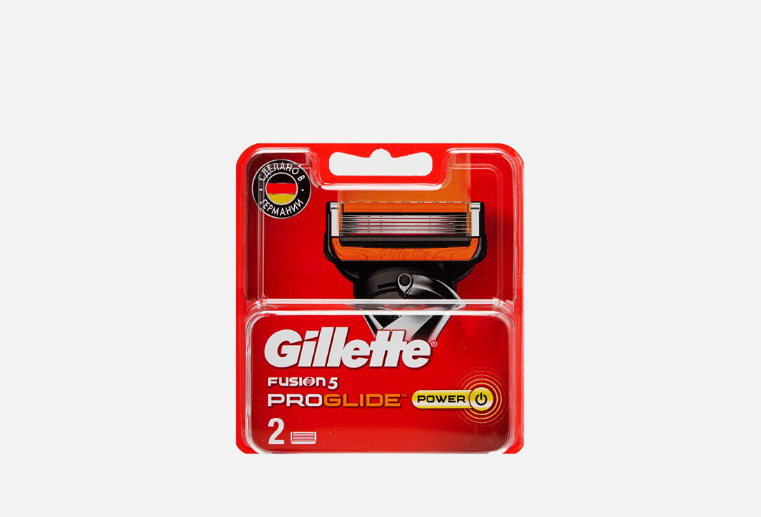 Сменные кассеты для бритвы, 2шт. Gillette, Fusion5 ProGlide Power 2мл