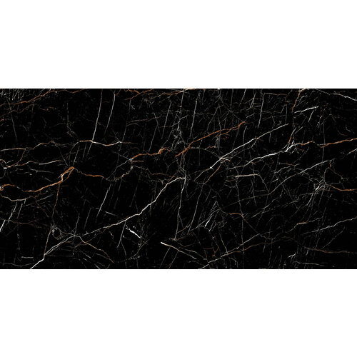 Плитка из керамогранита Staro Palacio MOLTEN BLACK HIGH GLOSS для стен и пола, универсально 60x120 (цена за 1.44 м2)