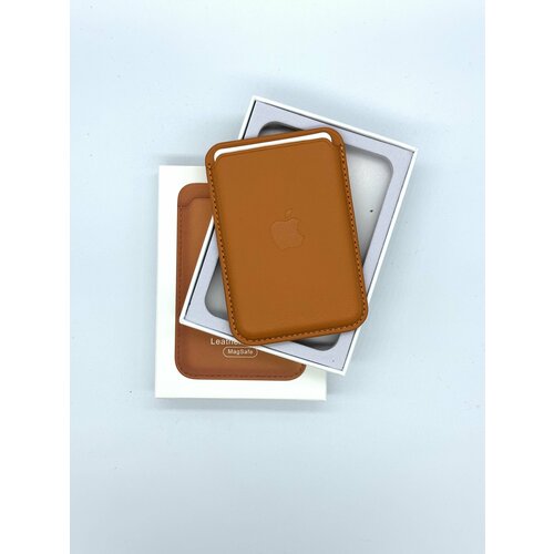 Кожаный картхолдер/ Визитница Leather Wallet MagSafe для Apple iPhone