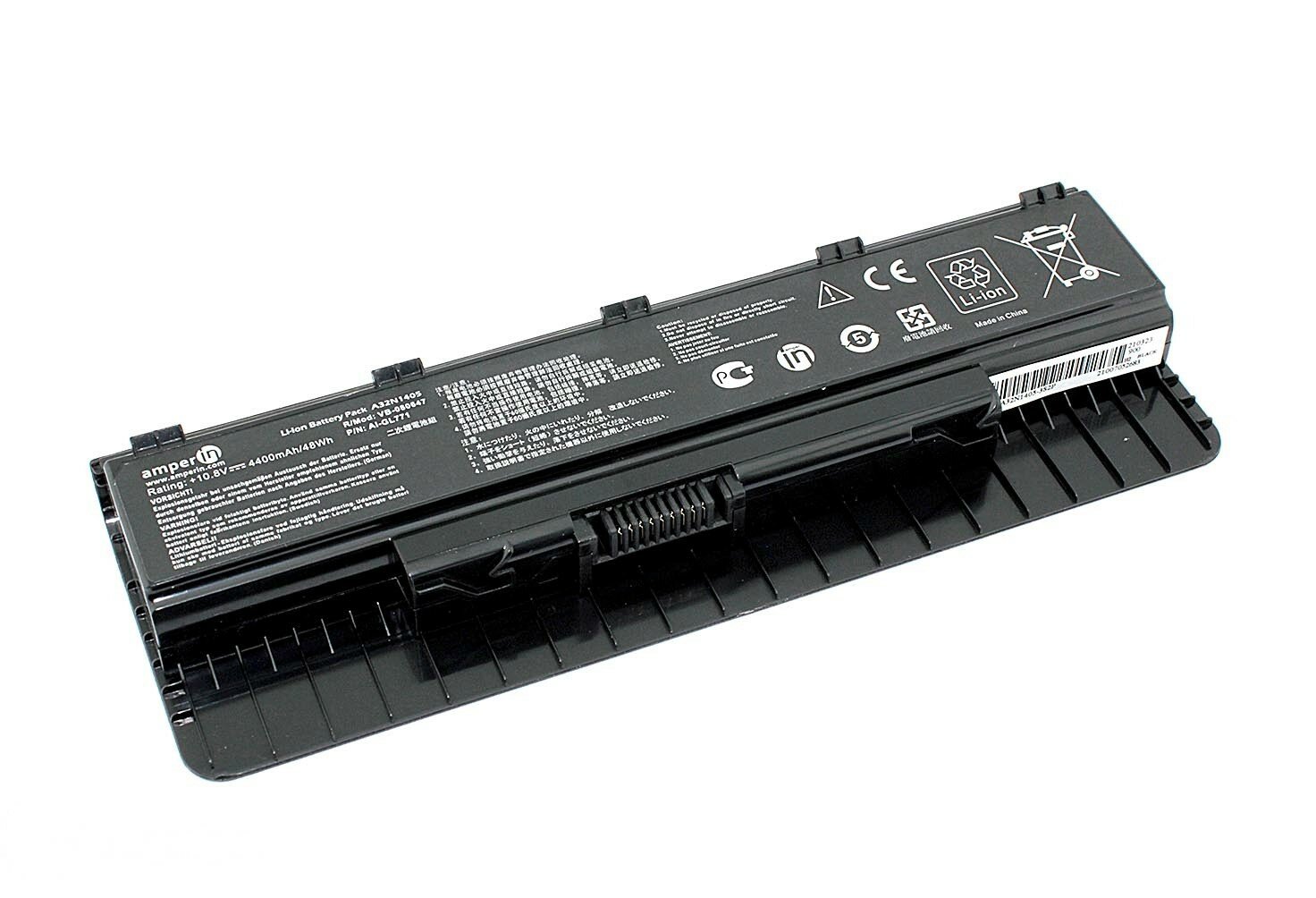 Аккумуляторная батарея Amperin для ноутбука Asus G551 (A32N1405) 10.8V 4400mAh AI-G551