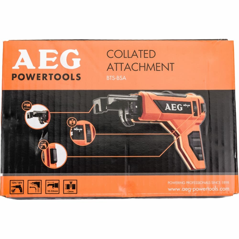 Насадка для лент с шурупами, для BTS18BL и BTS12 BTS-BSA AEG - фото №6