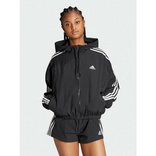 Куртка спортивная adidas, размер M [INT], черный куртка adidas neo vibe windbreaker ia6780 синий