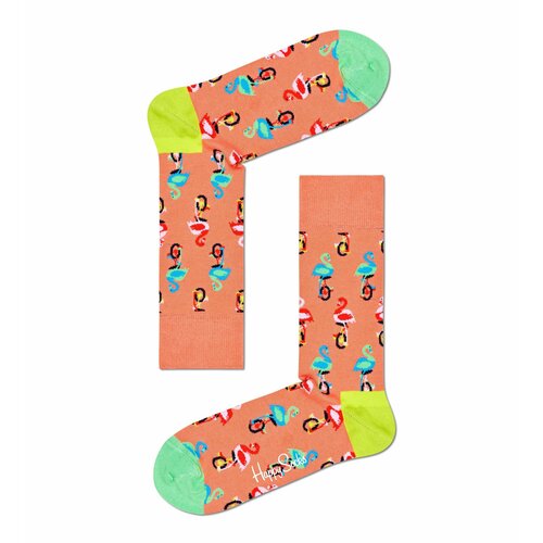 Носки Happy Socks, размер 36-40, синий, оранжевый, мультиколор