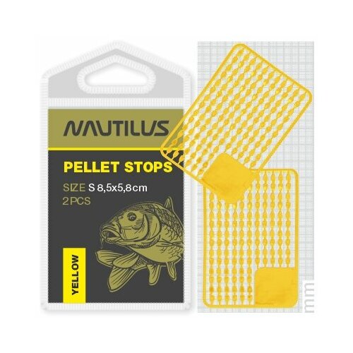 Стопор Nautilus Pellet Stops Yellow стопор для бойлов ridge monkey connexion boilie stops multi colours 2021