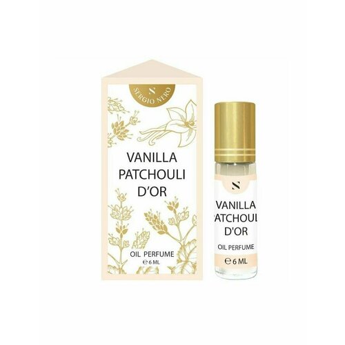 Sergio Nero Женский Vanilla Patchouli D'Or Oil Perfume Духи (parfum) ролик 6мл