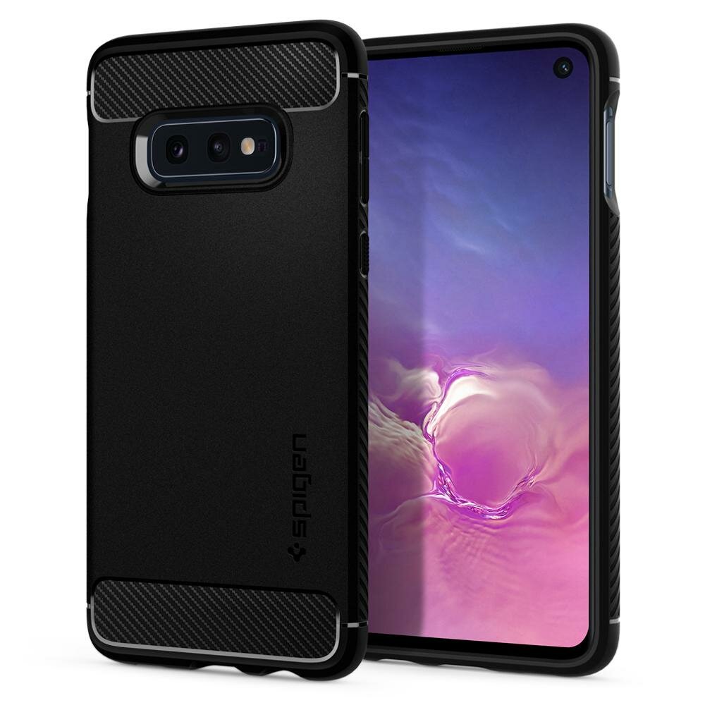 Прочный чехол SPIGEN для Galaxy S10e - Rugged Armor - Черный - 609CS25837