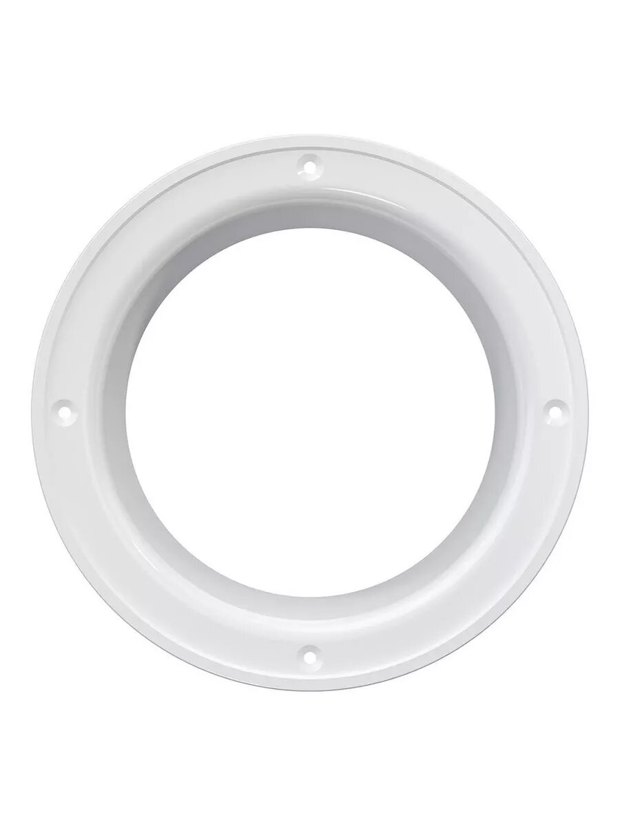 Фланец ERA 12.5Ф, пластик, для круглых воздуховодов, 125 мм, белый — фото 1