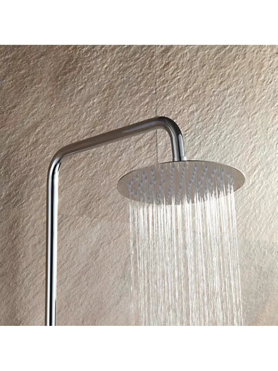 Верхний тропический душ Gappo G29 круглый, нержавеющая сталь, хром — фото 1