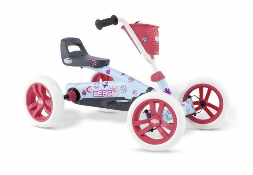 Веломобиль четырехколесный для девочки BERG Buzzy Bloom до 30 кг