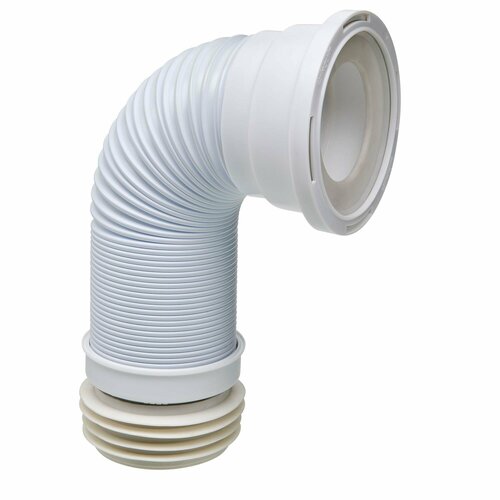 Отвод для унитаза армированный BAU Dream гофрированный L290-640 мм D110 мм 901₽