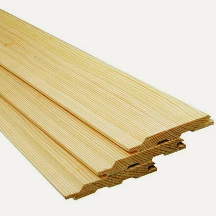 Изображение товара Вагонка Евро хвоя 12,5х88х3000мм класс АВ (10шт=2,64 кв. м.)