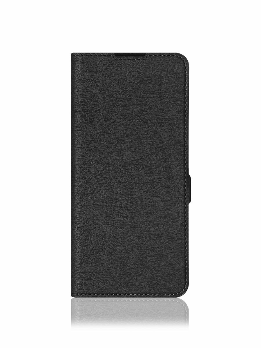 Чехол-книжка для Honor 90 Lite / Хонор 90 Лайт DF hwFlip-135 (black) противоударный, флип, карман для карты — фото 1