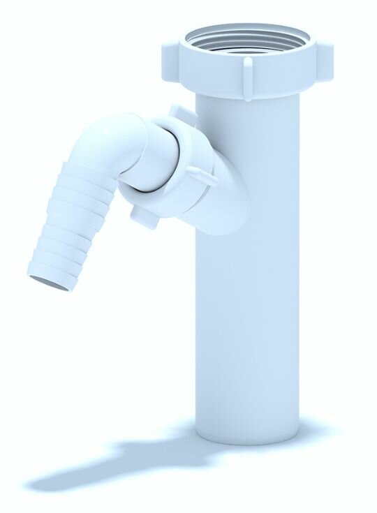 Отвод АНИ пласт М140 для стиральной машины 11/2" х 40
