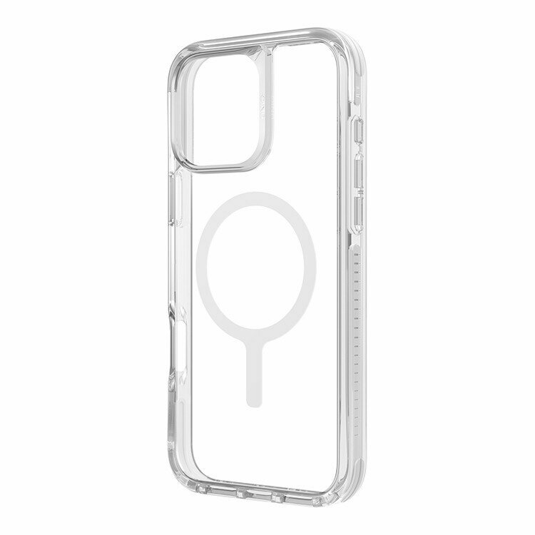 Uniq ударопрочный чехол для iPhone 16 Pro, Combat Lume-White прозрачный (MagSafe)