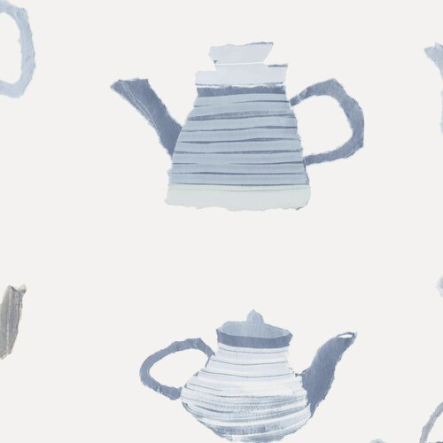 Изображение товара Обои Aura Creative Kitchens CK36635; 0,52х10,05 м. , бумага , голубой