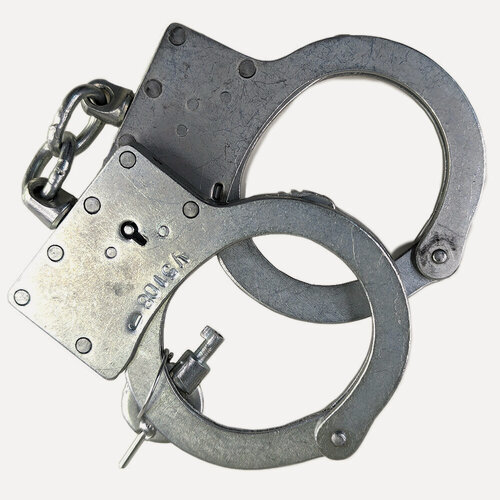 Изображение товара Наручники БРС оцинкованные оперативные, 1 ключ