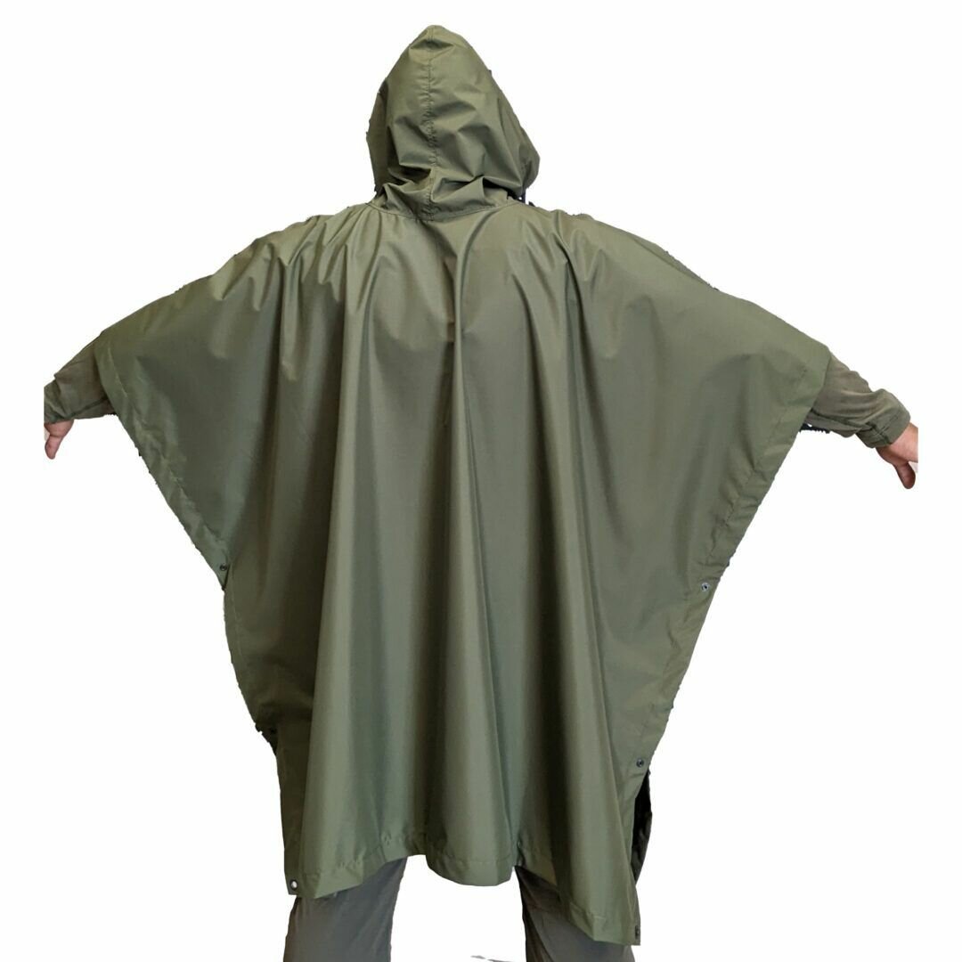 Пончо Аркона, олива — фото 1