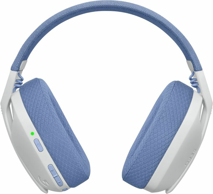 Гарнитура игровая Logitech G435, белый/синий (981-001077)
