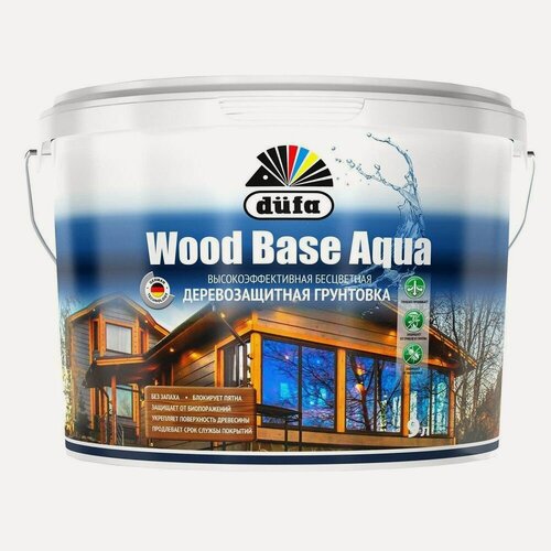Изображение товара Грунтовка деревозащитная Dufa Wood Base Aqua (9л)
