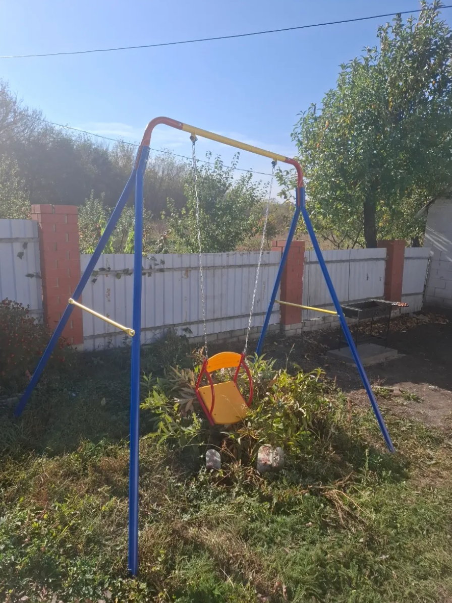 Стойка качели с сидушкой детская