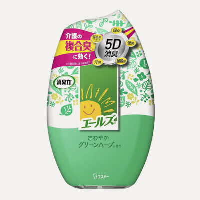 Изображение товара ST Жидкий освежитель воздуха "SHOSHU RIKI" для комнаты (с ароматом зелёных трав) 400 мл