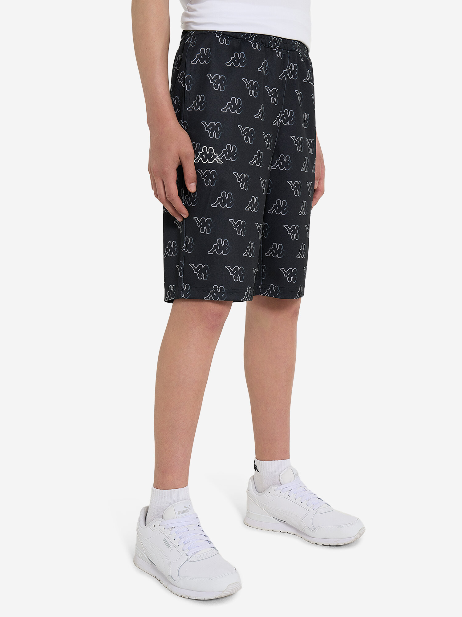 Шорты Kappa, размер 158-164, черный — фото 1