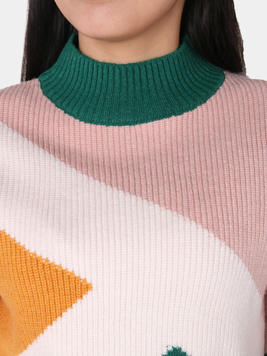 Джемпер , размер One Size, зеленый, — фото 1