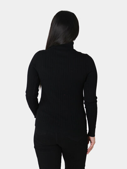 Водолазка , размер One Size, черный — фото 1