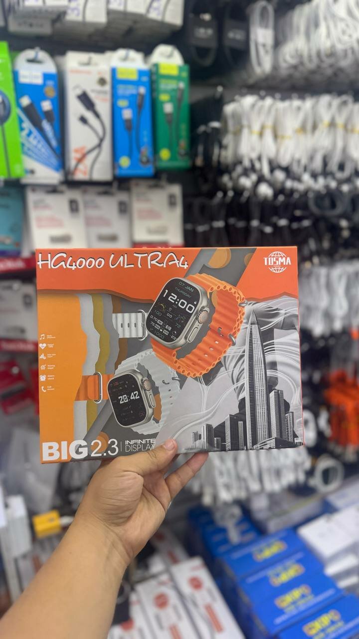 HG4000 ultra 4, Big 2.3 — смарт-часы с 7 сменными браслетами.