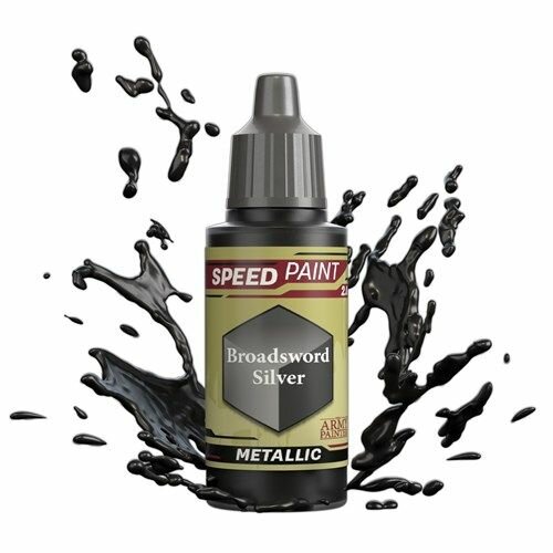 Краска Speedpaint: Broadsword Silver 2.0 The Army Painter WP2030