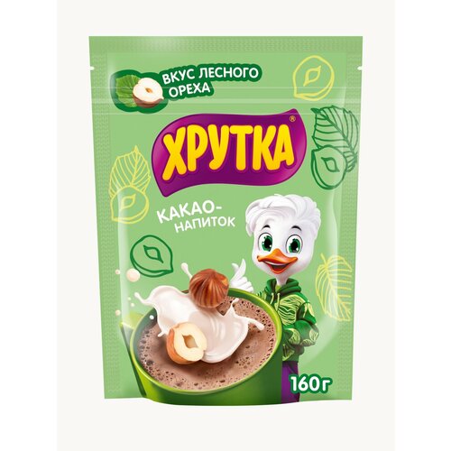 фото Какао-напиток быстрорастворимый хрутка, вкус лесной орех, 160 г