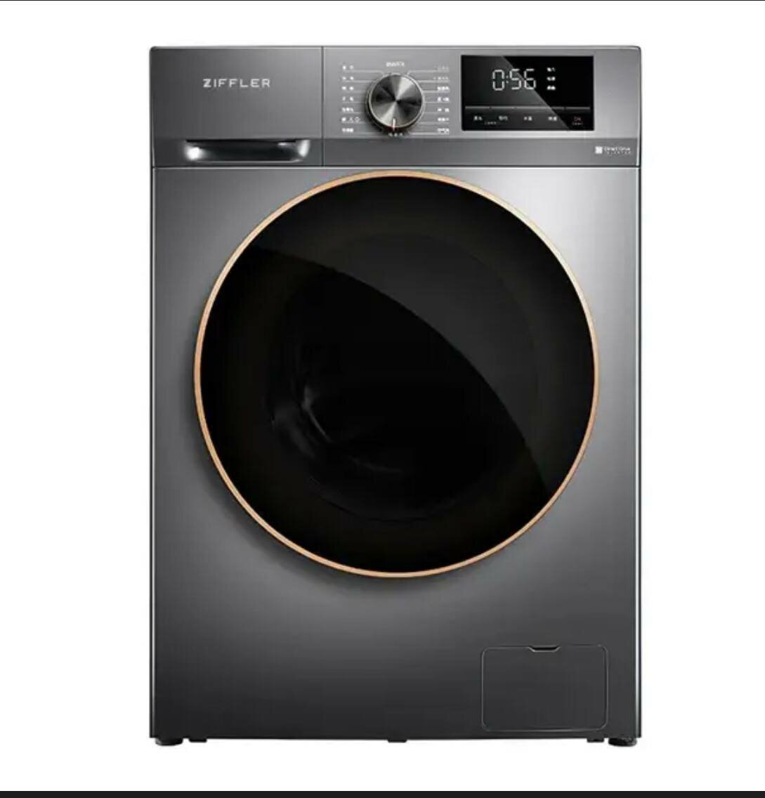 Стиральная машина ZIFFLER T60-B2BL, загрузка 6 кг, инверторный двигатель
