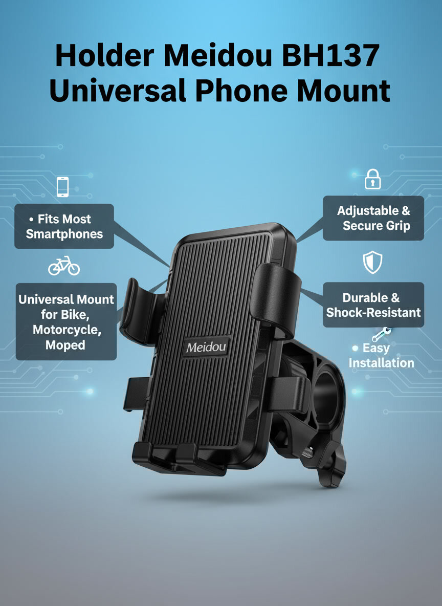 Велосипедный держатель MEIDOU MD-E30, для телефона, универсальный