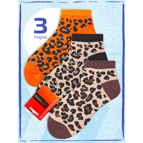 фото Женские носки мачо укороченные, размер 43-46, мультиколор