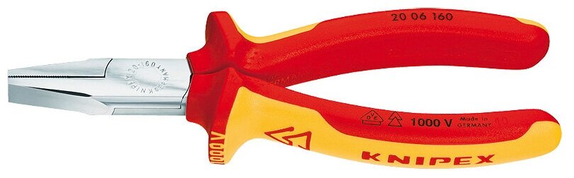 Диэлектрические плоскогубцы Knipex KN-2006160