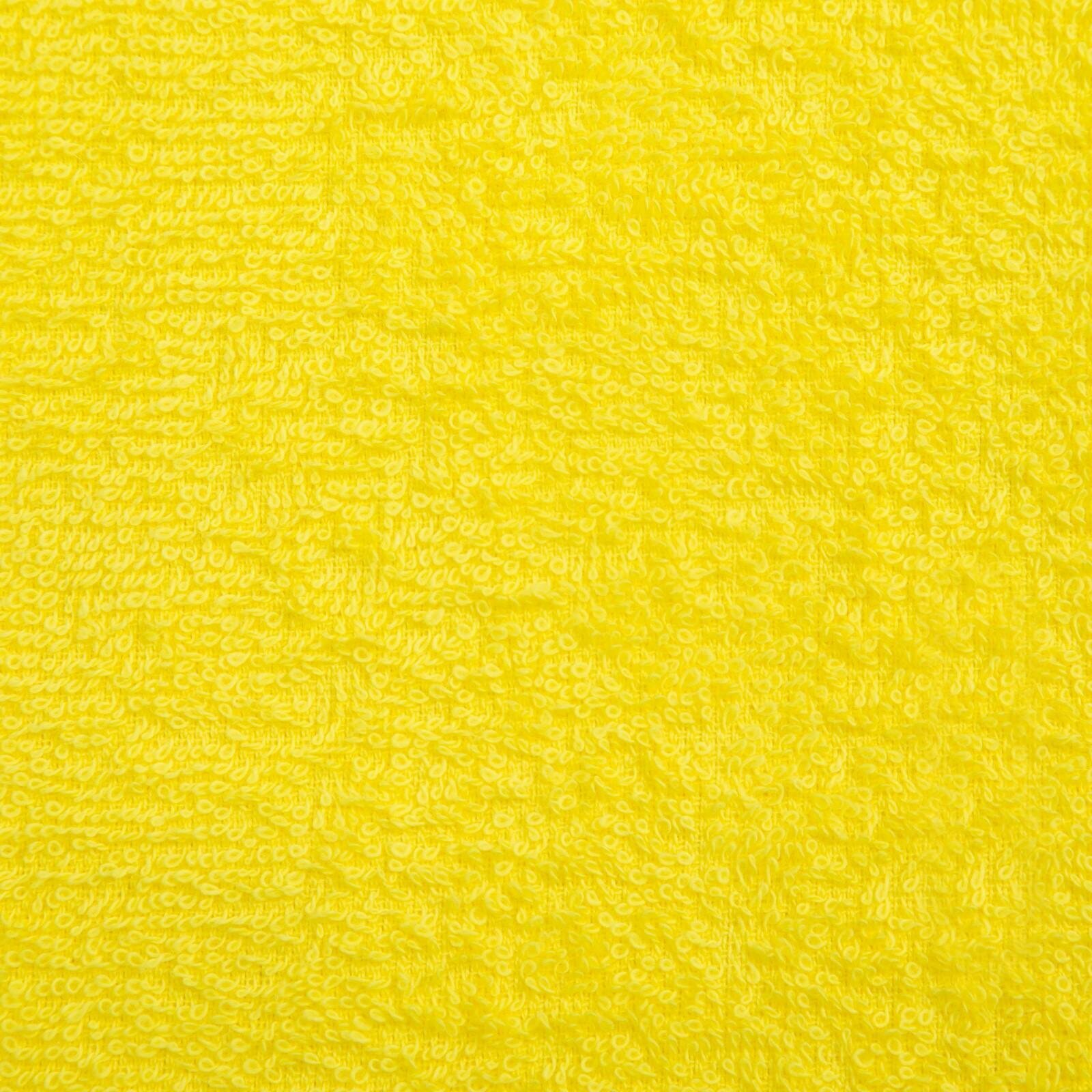 Полотенце махровое Экономь и Я 30х60 см, цв. желтый, 100% хлопок, 320 гр/м2 - фотография № 2