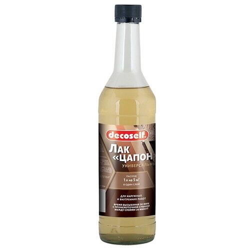 PUFAS Decoself Цапон бесцветный, глянцевая, 0.5 кг, 0.5 л