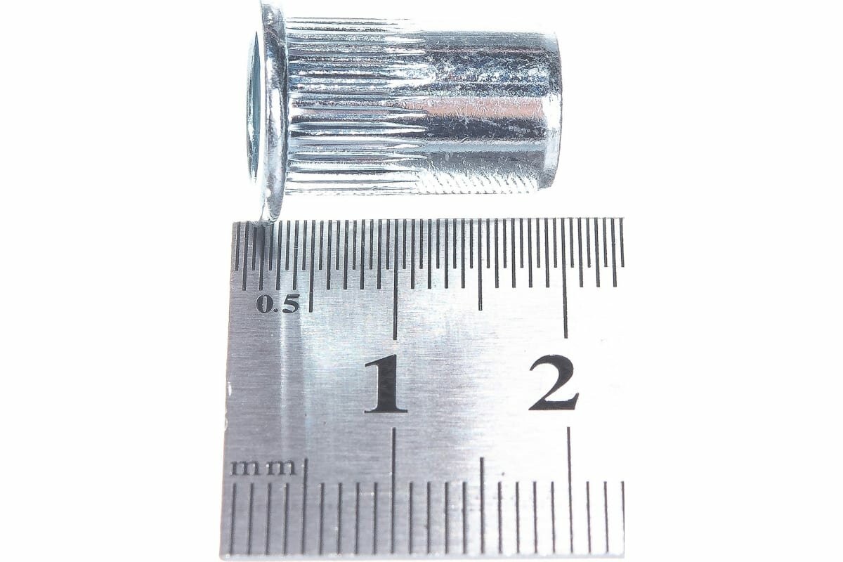 Заклёпка резьбовая вытяжная кобальт 8,0 мм 20 шт - фотография № 8