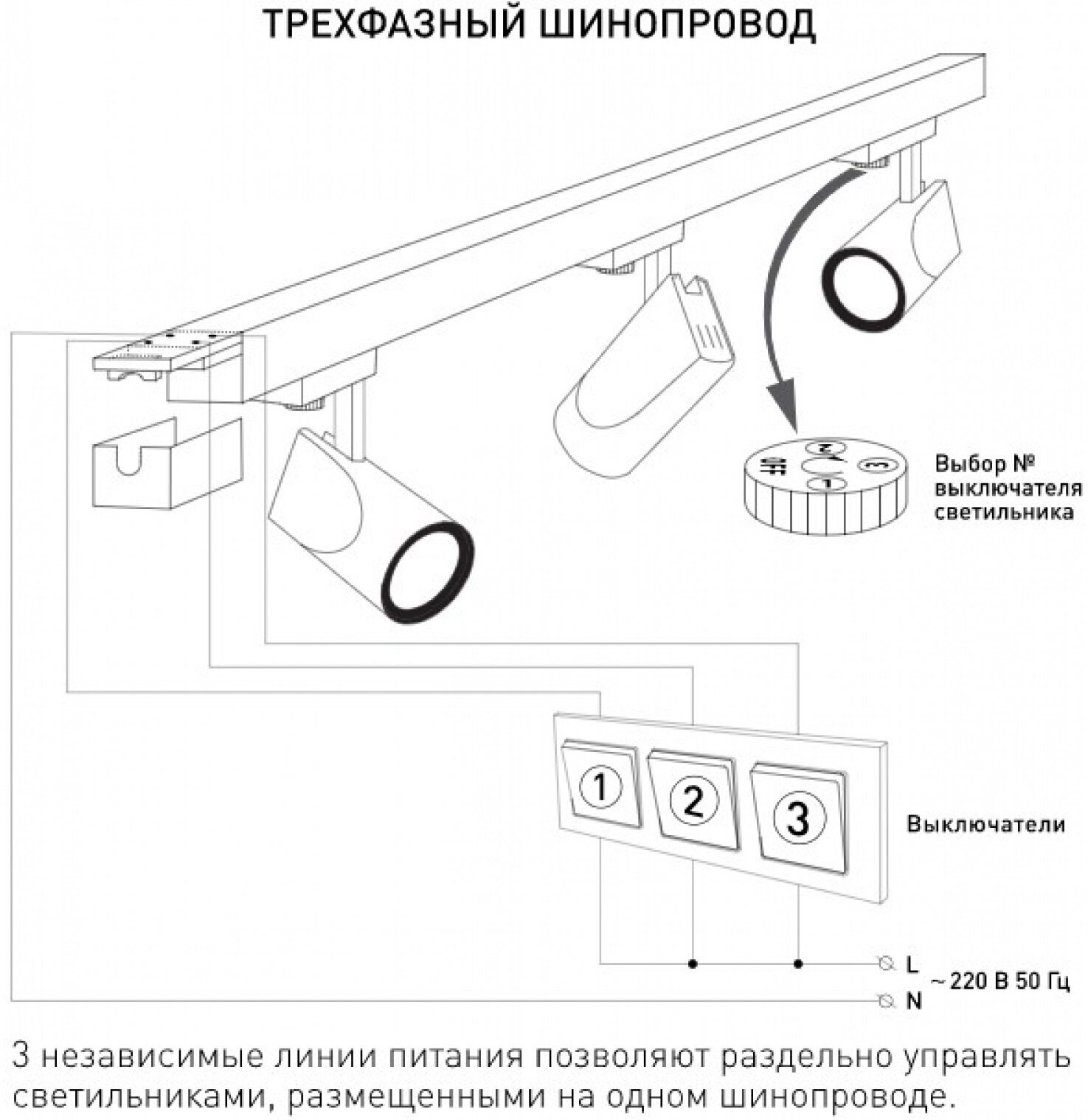 Шинопровод встраиваемый Elektrostandard TRL-1-3-200-WH 4690389112645 - фото №6