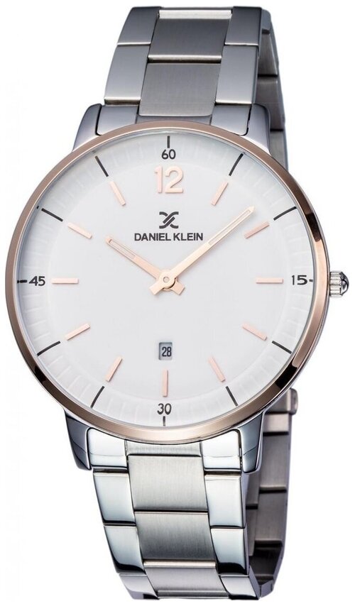 Наручные часы Daniel Klein, серебряный, белый