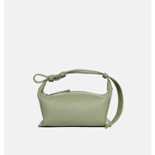 Сумка CNS-COINS BOBBI mini sugar apple (мятный) 55039432 повседневная, натуральная кожа, внутренний карман, регулируемый ремень, зеленый