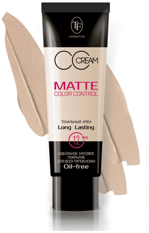 TF Cosmetics CC крем Matte Color Control, 40 мл/40 г, оттенок: 905 золотисто-бежевый