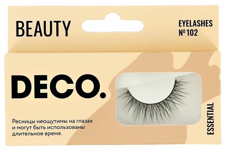 Накладные ресницы `DECO.` ESSENTIAL №102