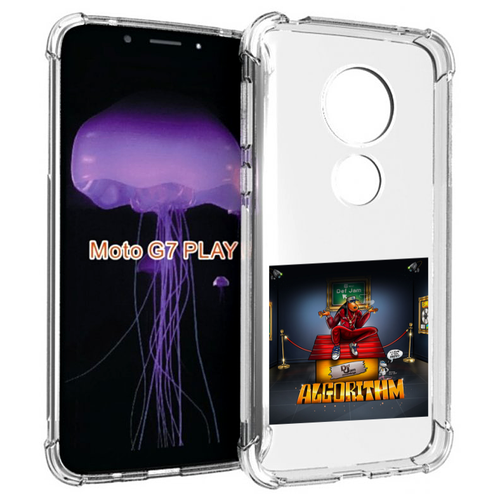 Чехол MyPads Snoop Dogg ALGORITHM для Motorola Moto G7 Play задняя-панель-накладка-бампер