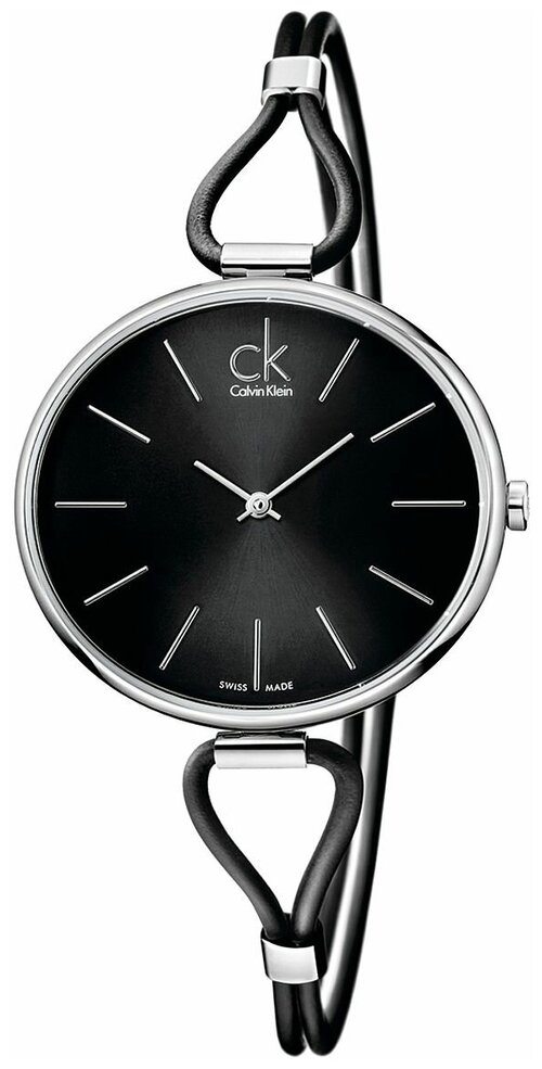 Наручные часы CALVIN KLEIN K3V231.C1, черный, серебряный