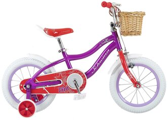 Детский велосипед Schwinn Elm 14 фиолетовый/белый (требует финальной сборки)