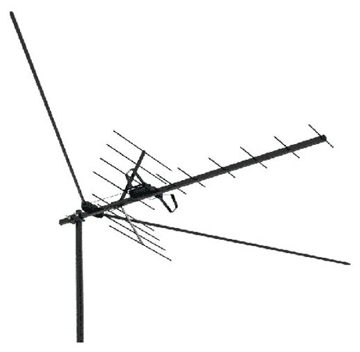 Антенна уличная GAL AN-830a/y Супер Дачник DVB-T2 активная для цифрового ТВ