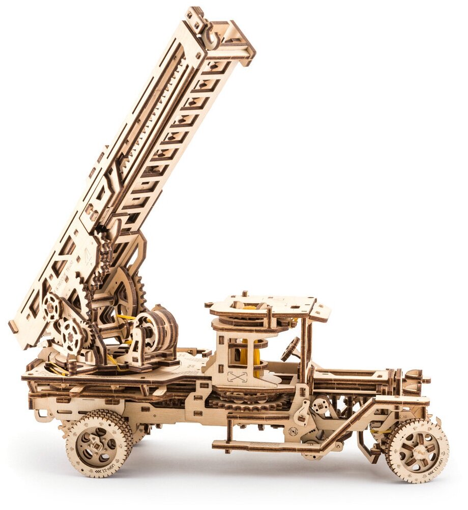 70022 3D-пазл механический - Пожарная лестница UGEARS - фото №7